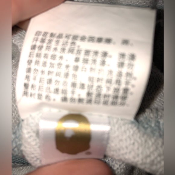 Bape blue camo full zip size M - Picture 5 of 5